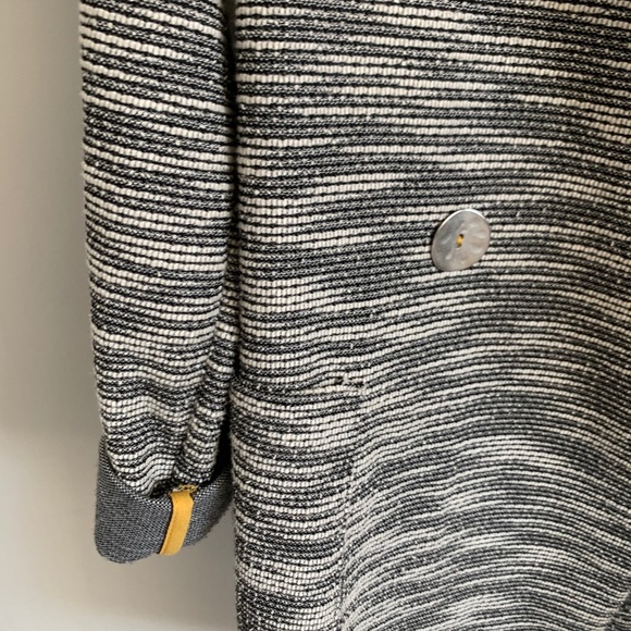 TOPSHOP Woven Gray Blazer **NEW** - Picture 2 of 4
